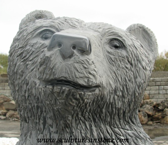 Stone Sculpture Bear